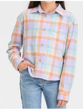 Cat & Jack Pastel Plaid Shirt